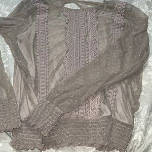 Sheer blouse